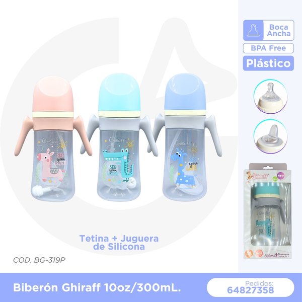 BIBERON GHIRAFF 10 oz/300 mL COD. BG-319P