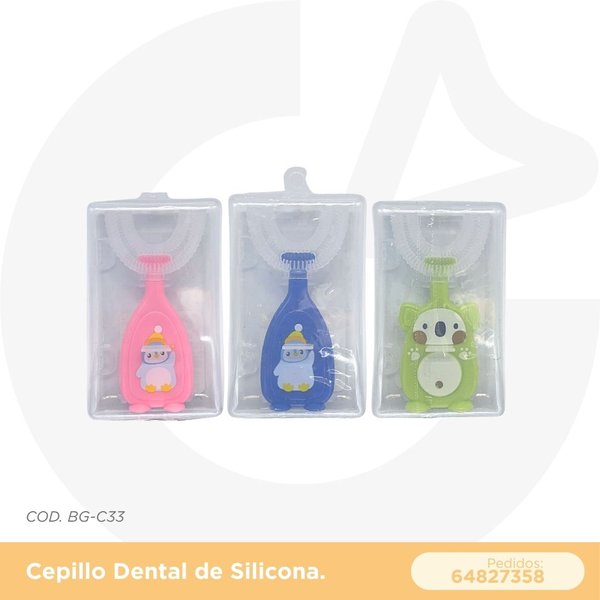 CEPILLO DENTAL DE SILICONA COD. BG-C33