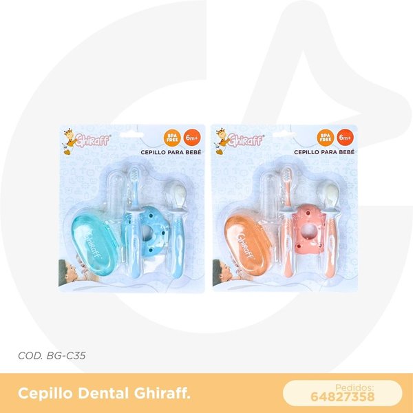 CEPILLO DENTAL Y DETAL GHIRAFF COD. BG-C35