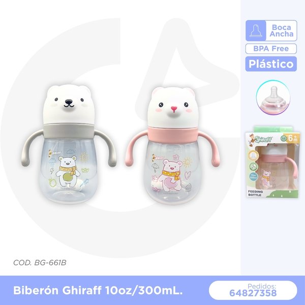 BIBERON GHIRAFF 10 oz/300 mL COD. BG-661B