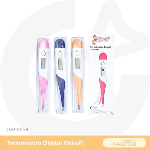 TERMÓMETRO DIGITAL FLEXIBLE GHIRAFF COD. BG-T4