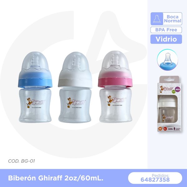 BIBERON GHIRAFF 2 oz/60 mL COD. BG-01