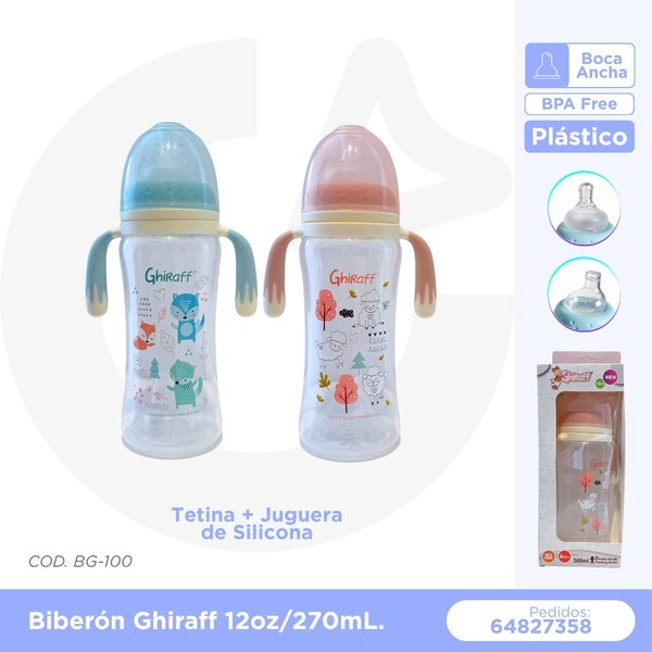 BIBERON GHIRAFF 12 oz/270 mL COD. BG-100