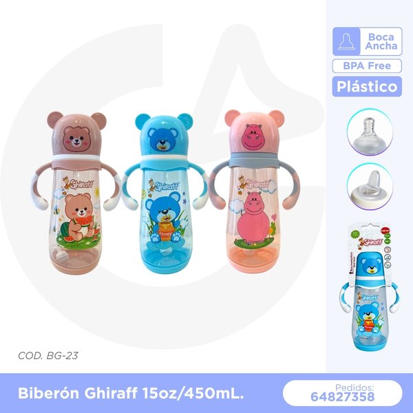 BIBERON GHIRAFF 15 oz/450 mL COD. BG-23