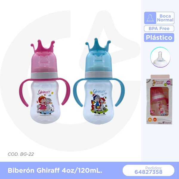 BIBERON GHIRAFF 4 oz/120 mL COD. BG-22
