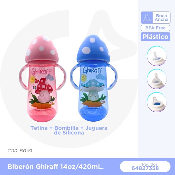 BIBERO GHIRAFF 14 oz/420 mL -9m+ COD. BG-81