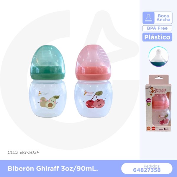 BIBERON GHIRAFF 3 oz/90mL  COD. BG-503F