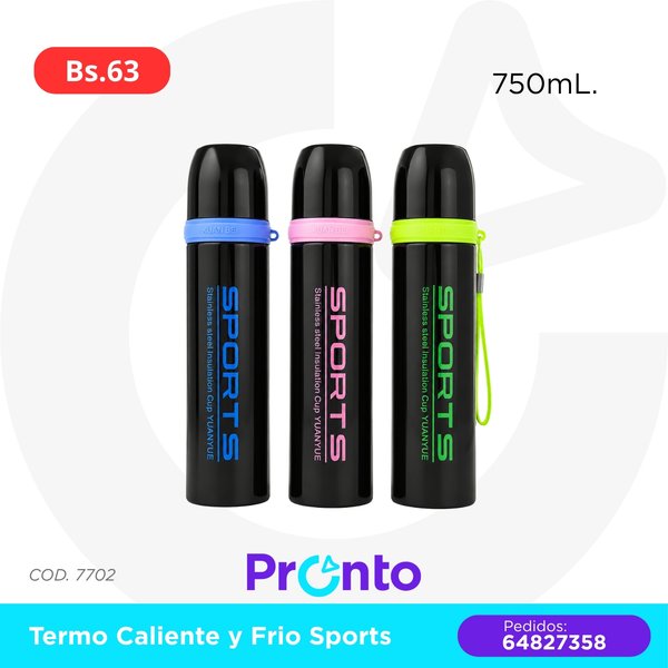 TERMO CALIENTE Y FRÍO SPORTS COD.7702