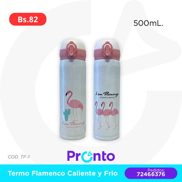 TERMO FLAMENCO CALIENTE Y FRÍO 