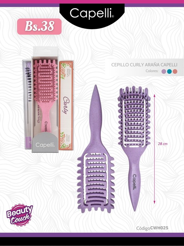 CEPILLO CURLY ARAÑA CAPELLI