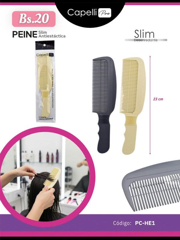 PEINE SLIM ANTIESTÁTICA 