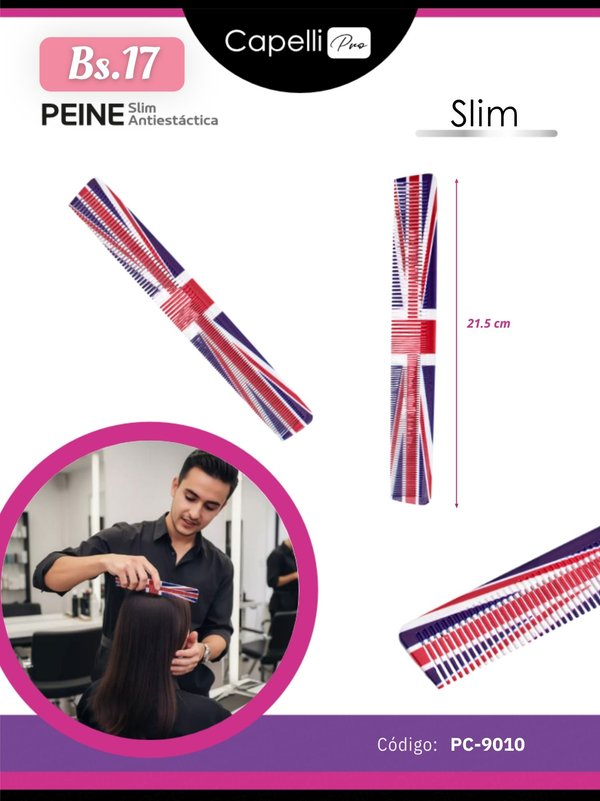 PEINE SLIM ANTIESTÁTICA 