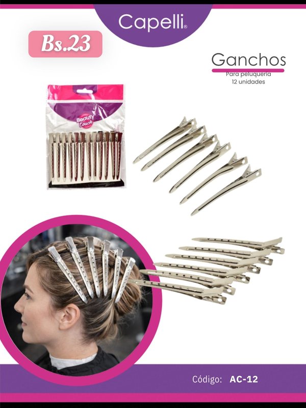 GANCHOS PARA PELUQUERÍAS 