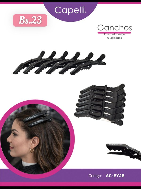 GANCHOS PARA PELUQUERÍAS 