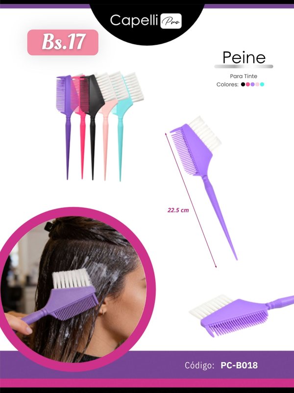PEINE PARA TINTE 
