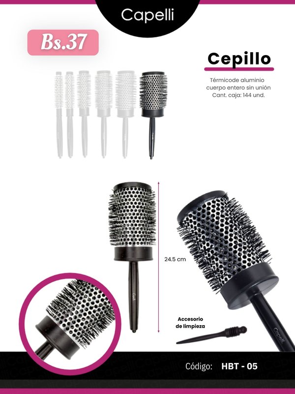 CEPILLO TERMINÓ DE ALUMINIO COD. HBT-05
