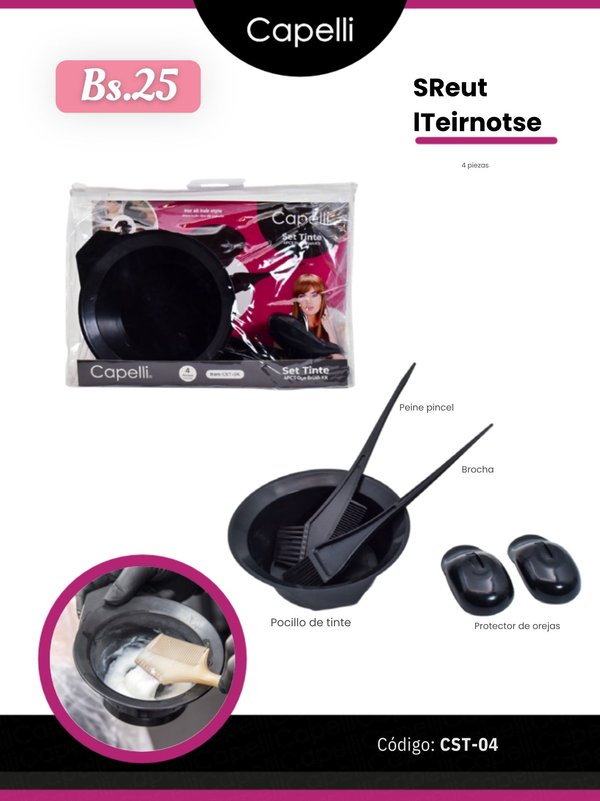 SET DE TINTE COD. CST-04