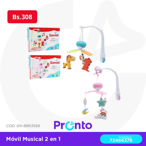 MÓVIL MUSICAL 2 EN 1 