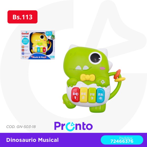 DINOSAURIO MUSICAL 