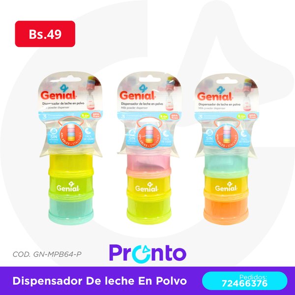 DISPENSADOR DE LECHE EN POLVO 