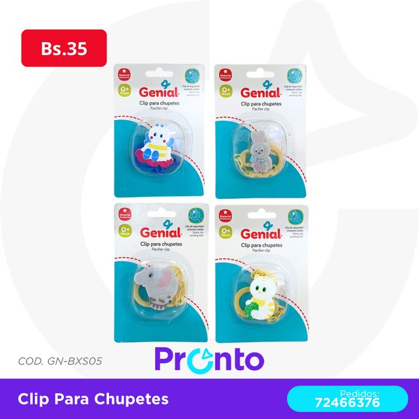 CLIP PARA CHUPETES
