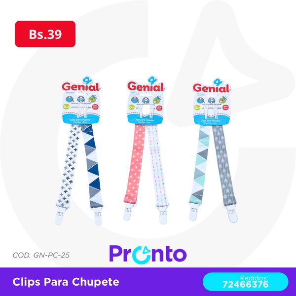 CLIP PARA CHUPETE 
