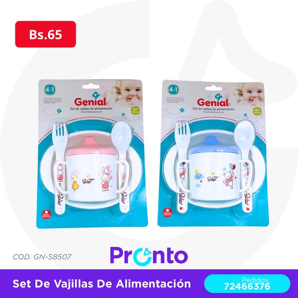 SET DE VAJILLAS DE ALIMENTACIÓN 