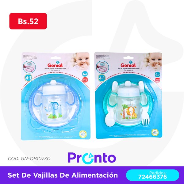 SET DE VAJILLAS DE ALIMENTACIÓN 