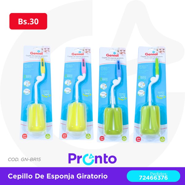 CEPILLO DE ESPONJA GIRATORIO 