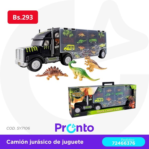 Camión Jurásico de Juguete