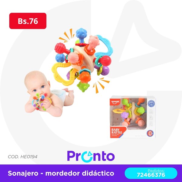 Sonajero-Mordedor Didactico