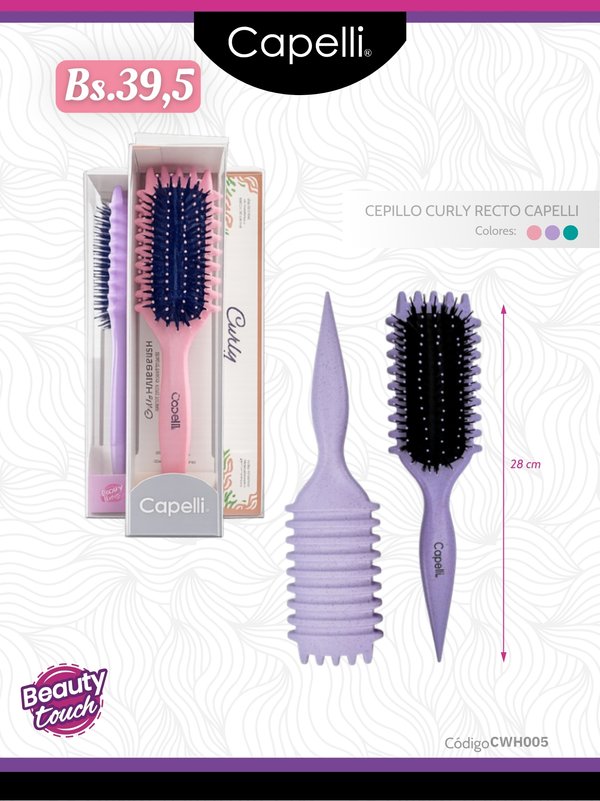 CEPILLO CURLY RECTO CAPELLI