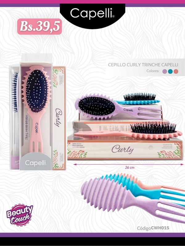 CEPILLO CURLY TRINCHE CAPELLI