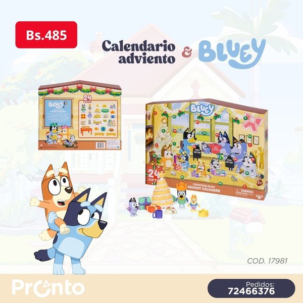 CALENDARIO DE ADVIENTO - BLUEY