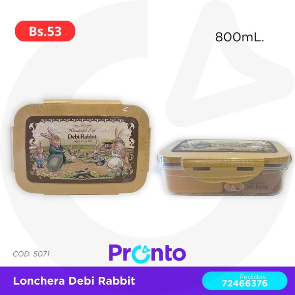 LONCHERA DEBI RABBIT