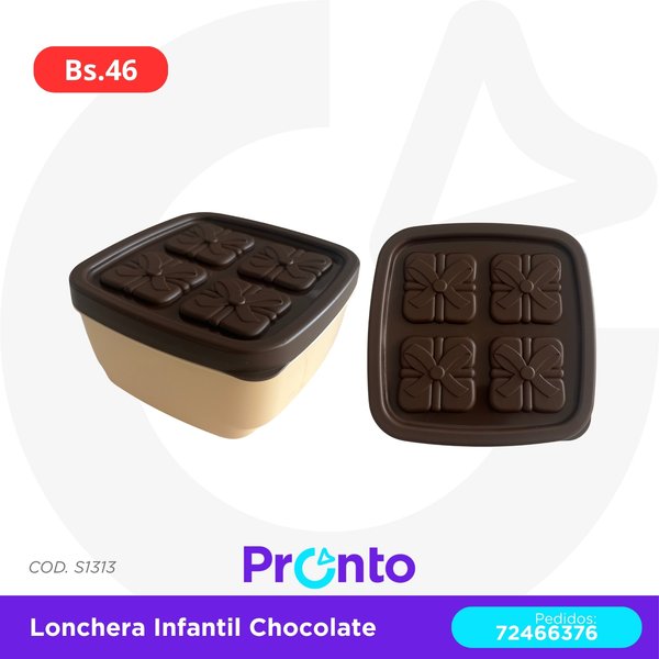 LONCHERA INFANTIL CHOCOLATE