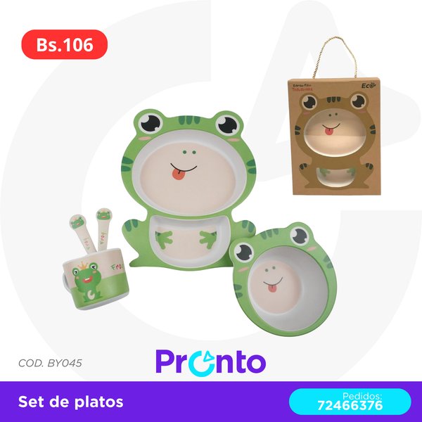 SET DE PLATOS