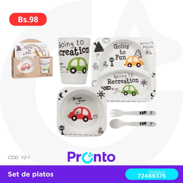 SET DE PLATOS