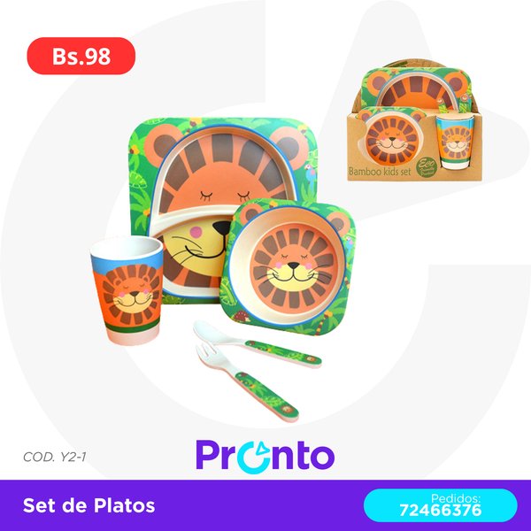 SET DE PLATOS