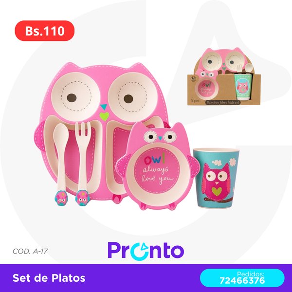 SET DE PLATOS