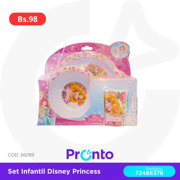 SET INFANTIL DISNEY PRINCESS