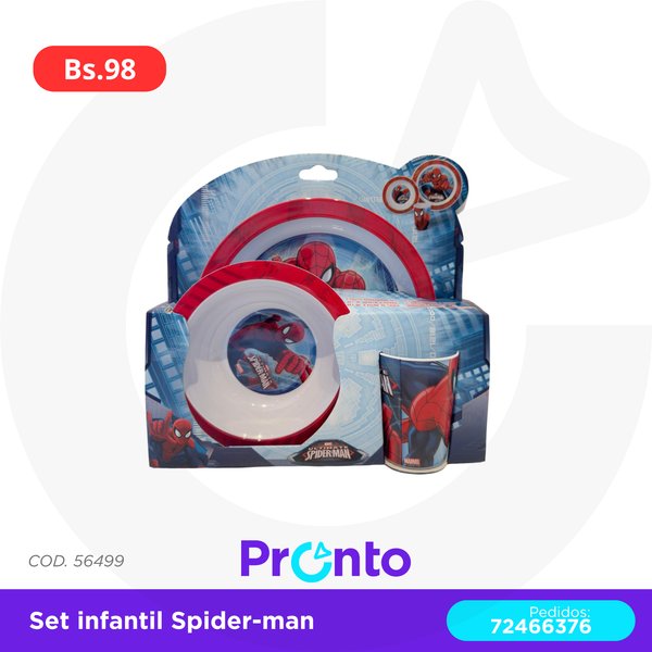SET INFANTIL SPIDER-MAN