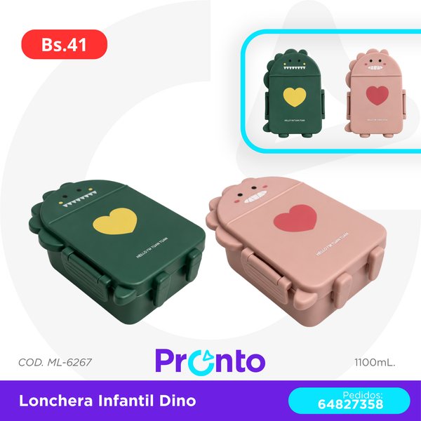 LONCHERA INFANTIL DINO COD. ML-6267