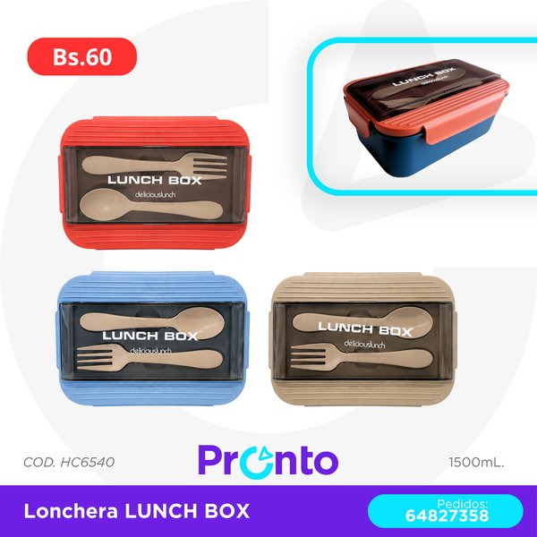 LONCHERAS LUNCH BOX COD. HC6540