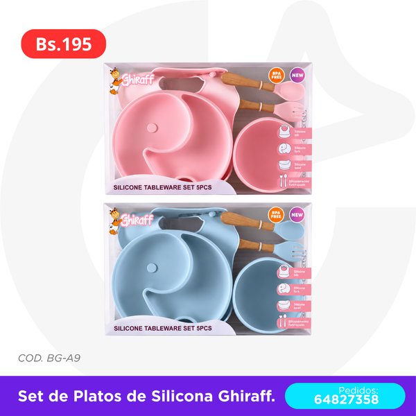 Set de Platos Térmicos Ghiraff COD. BG-A9