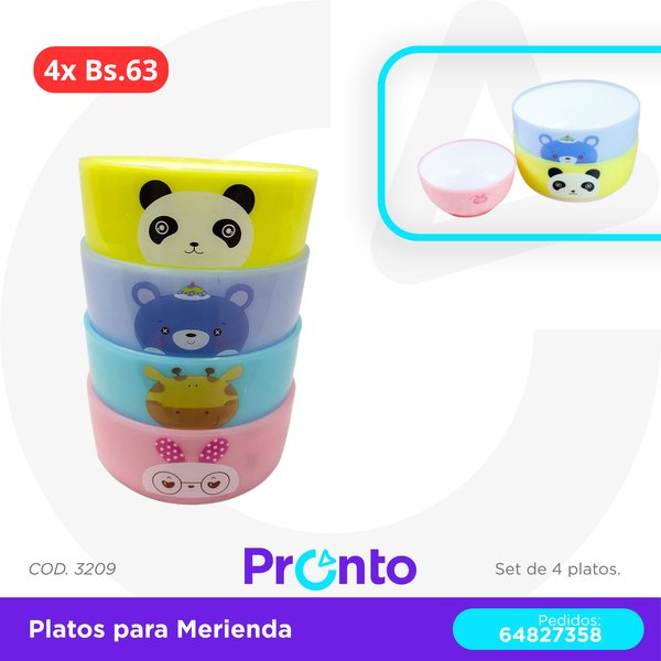 PLATOS PARA MERIENDA COD. 3209