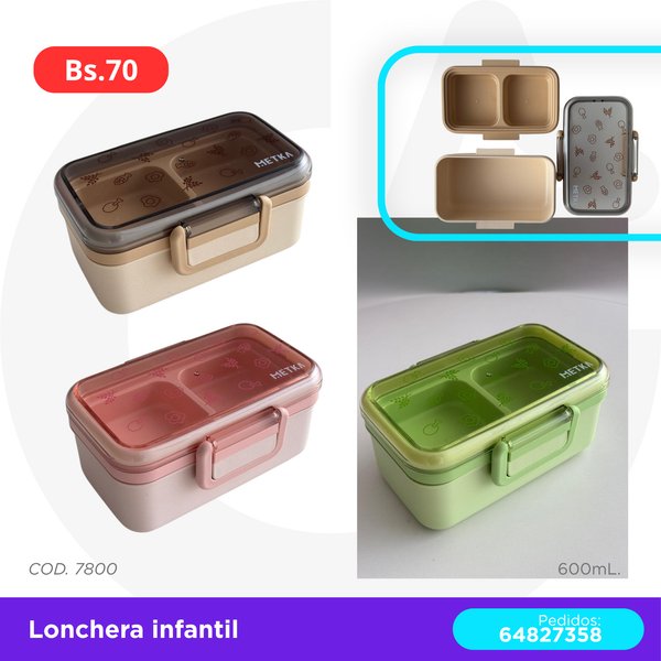 Lonchera Infantil COD. 7800