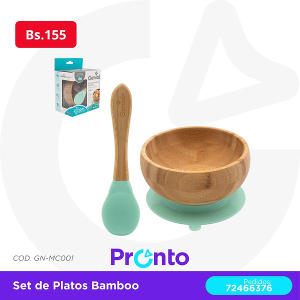 Set de Platos Bamboo