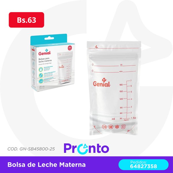 BOLSA DE LECHE MATERNA COD. GN-SB45800