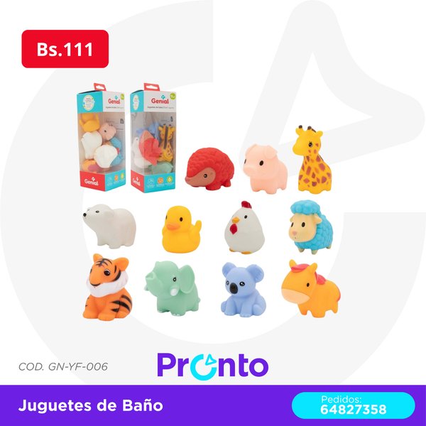 JUGUETES DE BAÑO COD. GN-YF-006